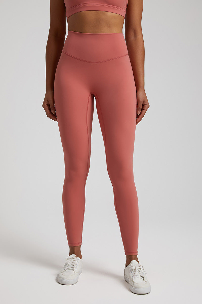Solid High-Waisted Sports Leggings