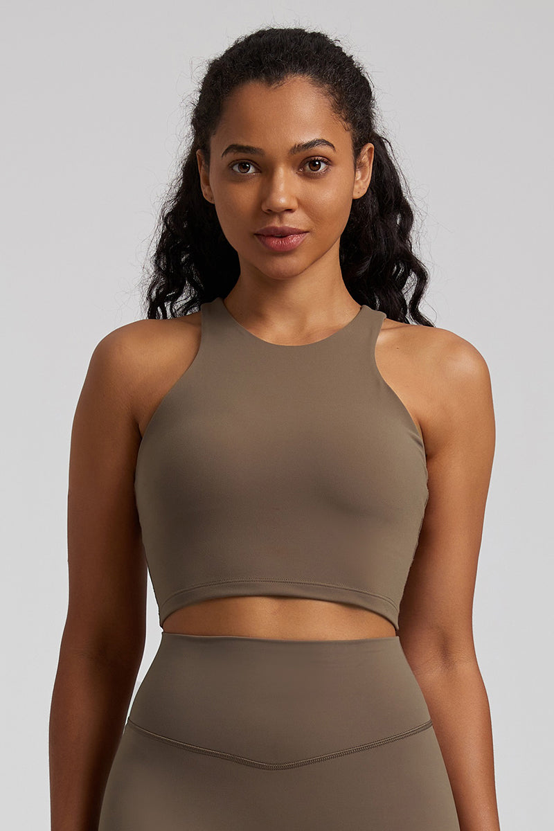 Classic Solid Color High-Strength Sports Bra