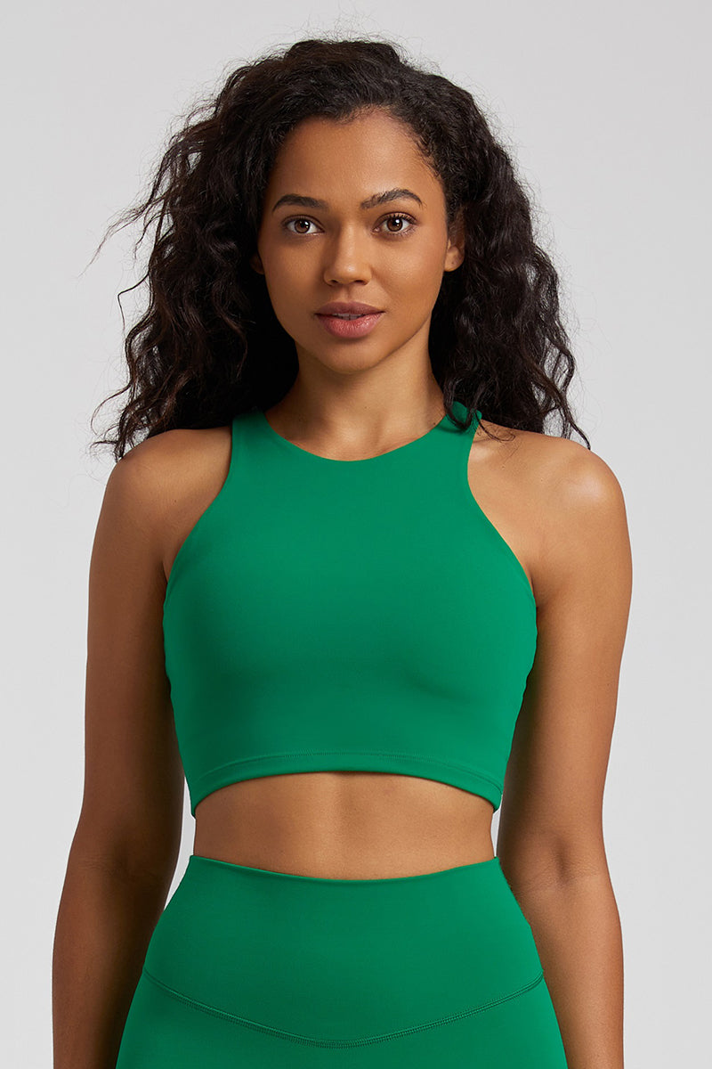 Classic Solid Color High-Strength Sports Bra