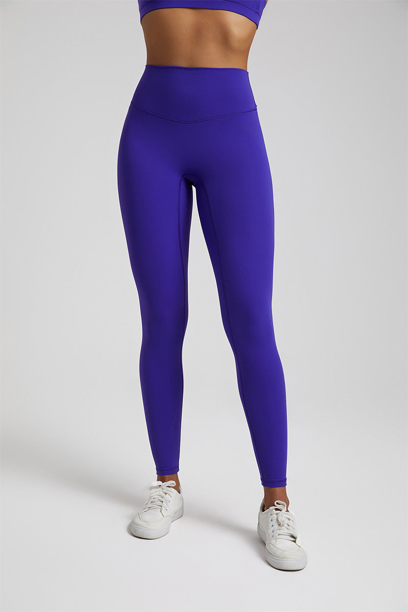 Solid High-Waisted Sports Leggings