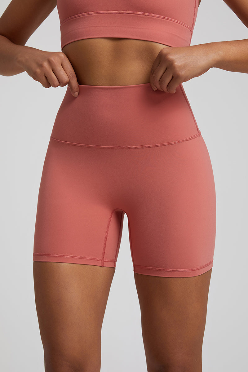 High-Waisted, High-Stretch Athletic Shorts