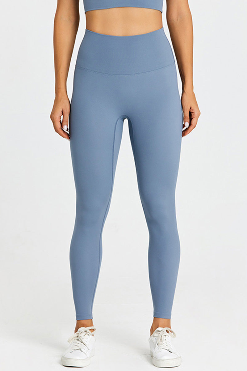 Solid High-Waisted Leggings